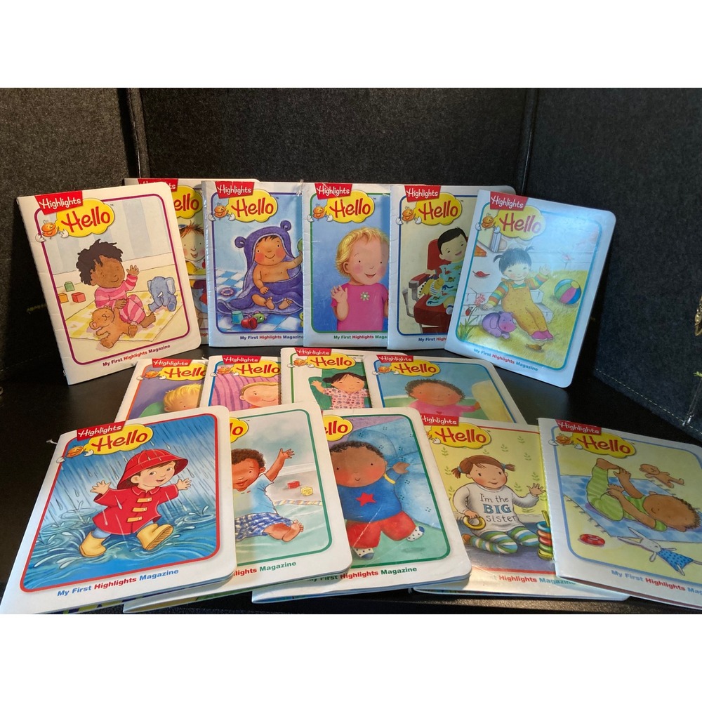 Highlights Hello My First Highlights Magazine Baby Toddler Book Lot of 15